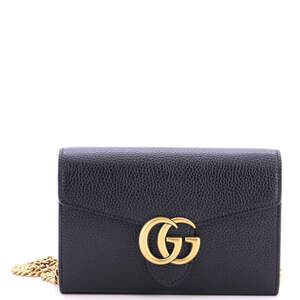 Gucci Gg Marmont Chain Wallet Leather #241664G12B